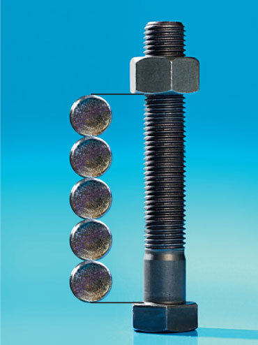 he Myth: If the clamp length is at least five times the bolt’s diameter, then the joint will not loosen from vibration.