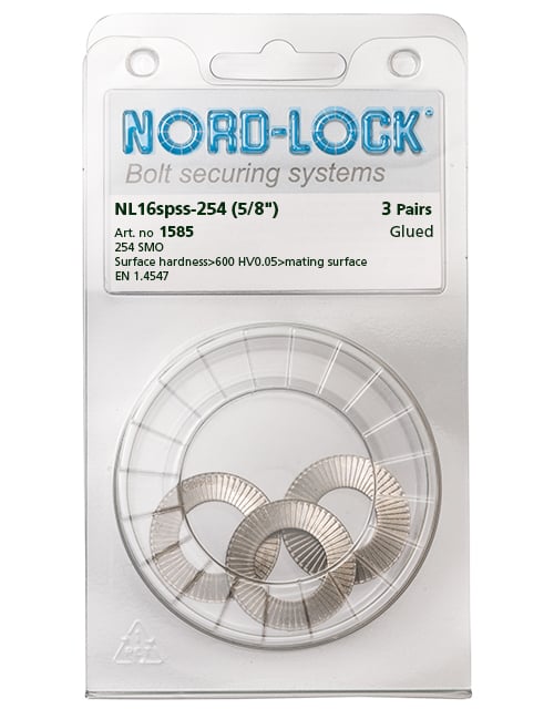 4 x NL8 Nord-Lock Genuine Wedge Lock Delta Protect Washers For M8 Bolts 