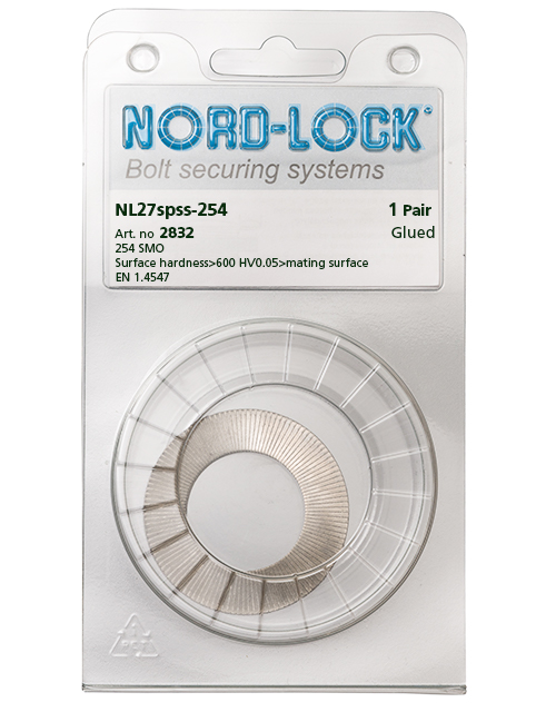 NL10ss-254, 高耐食性ステンレス製ワッシャー - Nord-Lock Group NL10ss-254, 高耐食性ステンレス製ワッシャー - Nord-Lock Group