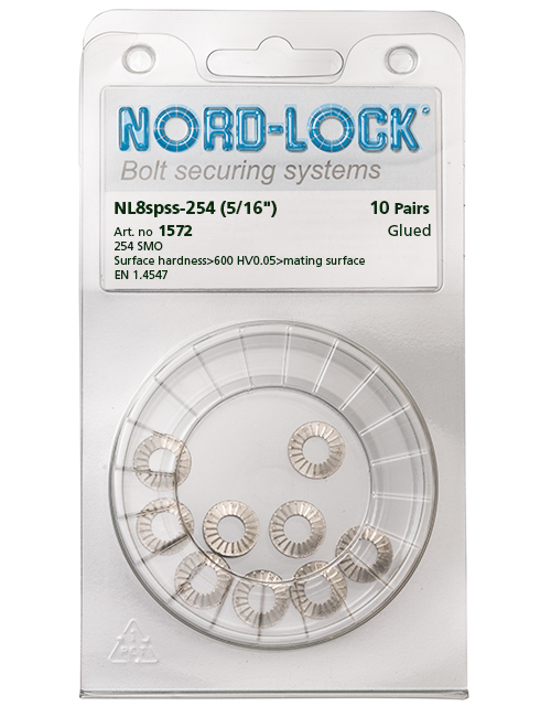 10 x Genuine Nord-Lock Wedge Lock Stainless Steel Washers NL8ss For M8 Bolts 