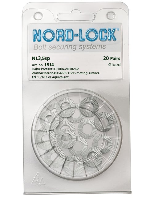 NL8sp, 鉄製ワッシャー - Nord-Lock Group NL8sp, 鉄製ワッシャー - Nord-Lock Group