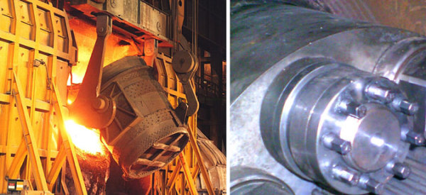 Zur Sicherung der BOS-Konverter von Tata Steel kommen Superbolt Spannelemente zum Einsatz
